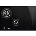 Smeg PM3743D - Black 4 Zone Dual Fuel Hob