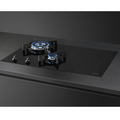 Smeg PM3743D - Black 4 Zone Dual Fuel Hob