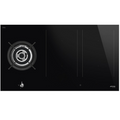 Smeg PM3953D - Black 5 Zone Dual Fuel Hob