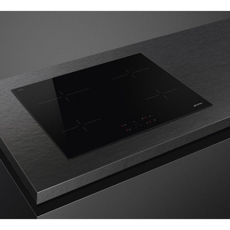 Smeg SE264TD1 - Black 4 Zone Ceramic Hob