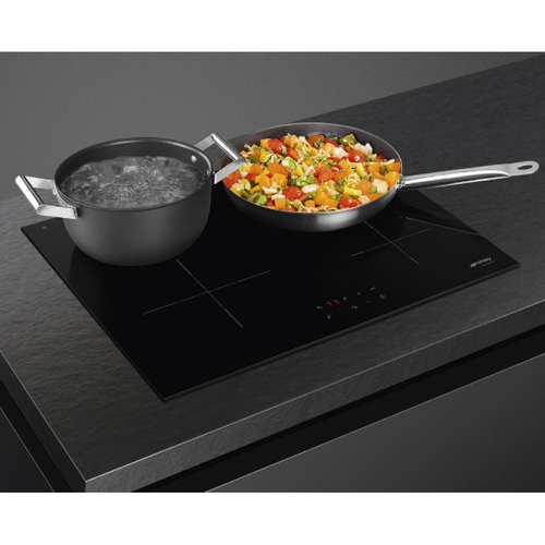 Smeg SI2641D - Black 4 Zone Electric Hob - Display