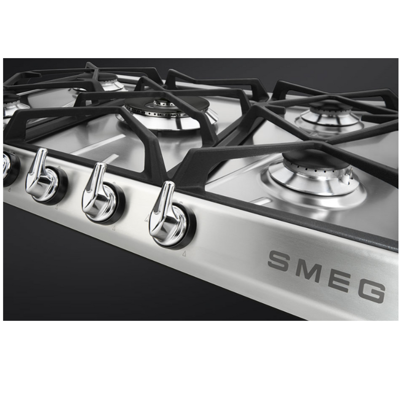 Smeg SR975XGH - Stainless steel 5 Zone Gas Hob