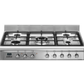 Smeg SUK92MX9-1 - Stainless steel 5 Zone Dual Fuel Cooker - A energy