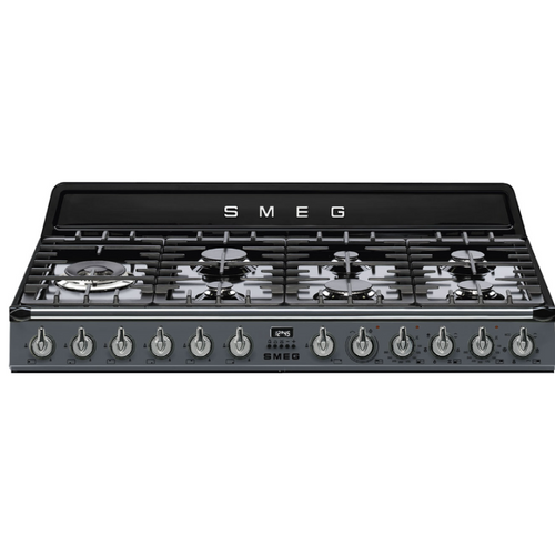 Smeg TR4110GR - Slate Grey 7 Zone Dual Fuel Range Cooker - A/A energy - Display