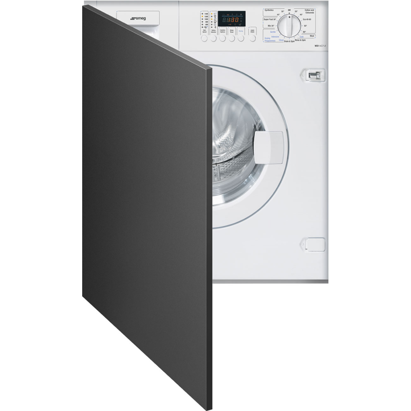 Smeg WDI14C7-2 - White Integrated 7KG/4KG Washer Dryer - 1400 RPM - E energy