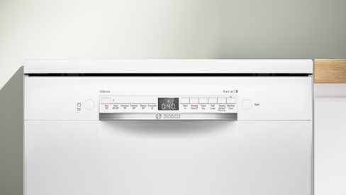 Bosch SMS2HVW06G - White Freestanding Dishwasher - 14 Place Settings - C Energy Rating