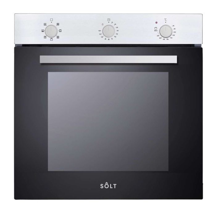 Solt SBIO60FX - Grey/Silver Single Oven - Built-in - 2 Year Warranty