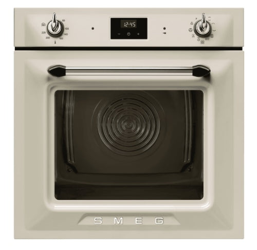 Smeg SOP6900TP - Cream Built in Electric Single Oven - A energy