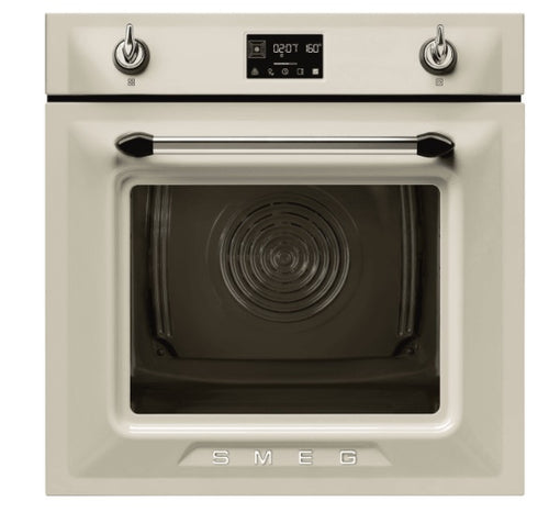 Smeg SOP6902S2PP - Cream Built in Electric Single Oven - A+ energy