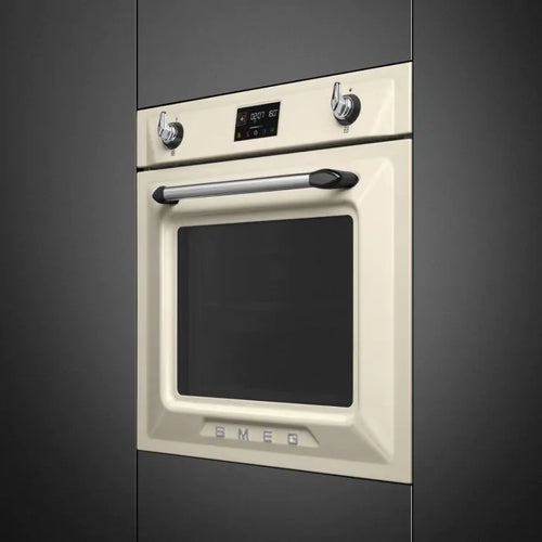 Smeg SOP6902S2PP - Cream Built in Electric Single Oven - A+ energy