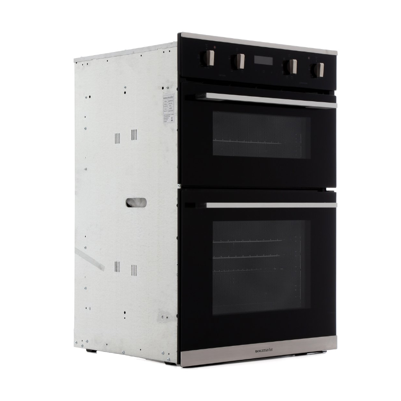 Rangemaster RMB9048BL/SS - Black Built in Electric Double Oven - A/A energy - Display