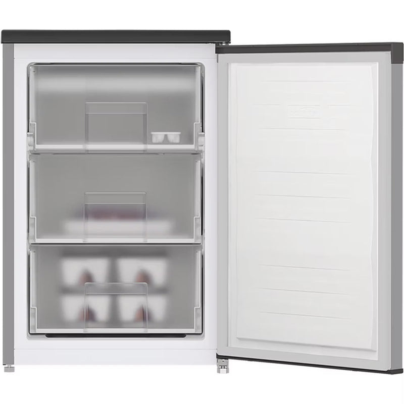 Hotpoint H55Z1 112X UK - Silver Under Counter Freezer - Garage Safe - 95L - E Energy - Display