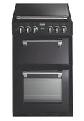 Stoves ST RICH 550DFW Blk - Black 4 Zone Dual Fuel Cooker - A energy