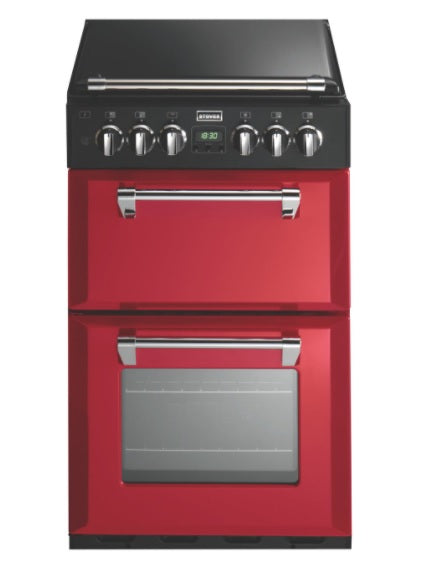 Stoves ST RICH 550DFW HJA - Red 4 Zone Dual Fuel Cooker - A energy