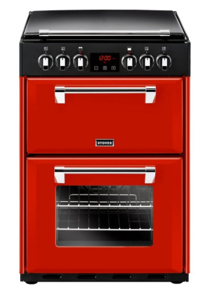 Stoves ST RICH 600E Jal - Red 4 Zone Electric Cooker - A energy