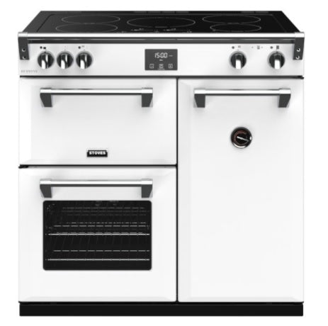 Stoves ST RICH DX S900Ei CB Iwh - White 5 Zone Electric Cooker - A energy