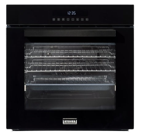 Stoves ST SEB602TCC Blk - Black Built in Electric Single Oven - A energy