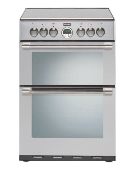 Stoves ST STERLING 600E Sta - Stainless steel 4 Zone Electric Cooker - A energy