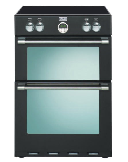 Stoves ST STERLING 600MFTi Blk - Black 4 Zone Electric Cooker - A energy