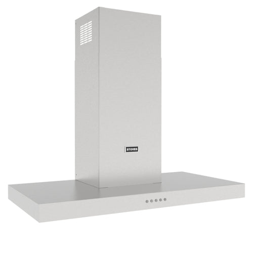 Stoves Sterling 100T - Stainless Steel Chimney Cooker Hood - 380-590m3/h - A+ energy