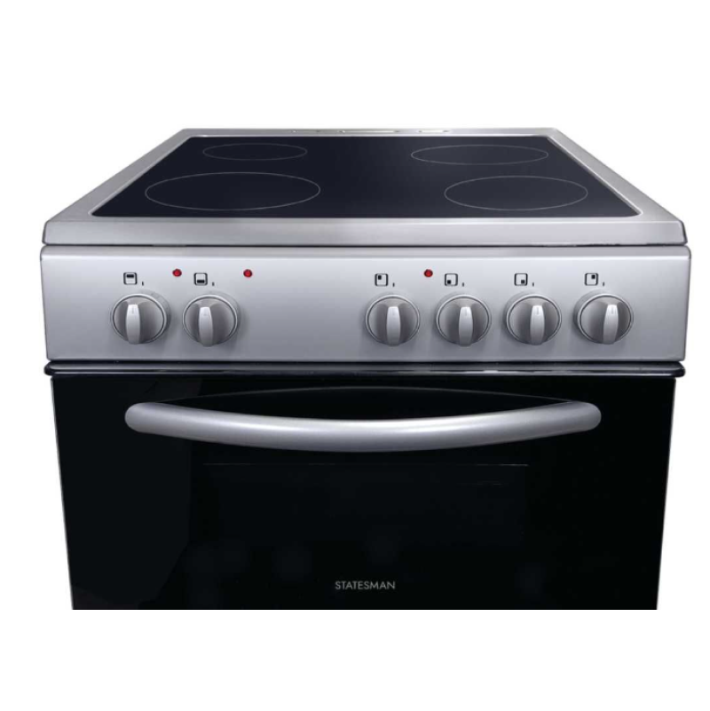 Statesman EDC50S - Silver 4 Zone Electric Cooker