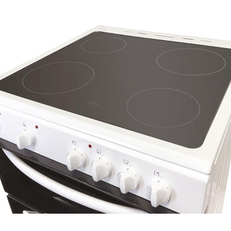 Statesman EDC60W2 - White 4 Zone Electric Cooker - A energy