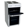 Statesman FUSION50W - White 4 Zone Electric Cooker - A energy