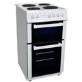 Statesman FUSION50W - White 4 Zone Electric Cooker - A energy