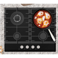 Statesman GH60GB - Black 4 Zone Gas Hob