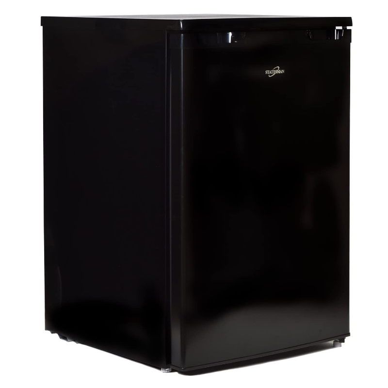 Statesman U355B - Black Undercounter Manual Defrost Freezer - A+ energy