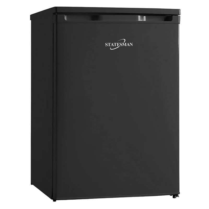 Statesman U355B - Black Undercounter Manual Defrost Freezer - A+ energy