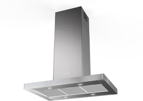 Faber STILO-COMFORT-ISOLA-X-A90 - Stainless Steel 90cm Island Hood - B Rated