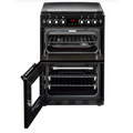 Stoves ST RICH 600G BLK - Black 4 Zone Gas Cooker - A energy