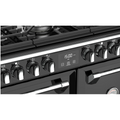 Stoves ST RICH S900DF BK - Black 5 Zone Dual Fuel Cooker - A energy - Display