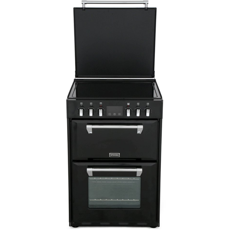 Stoves ST RICH 600E Blk - Black 4 Zone Electric Cooker - A energy