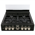 Stoves ST STERLING 600DF Blk - Black 4 Zone Dual Fuel Cooker - A energy