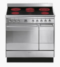 Smeg SUK92CMX9 - Stainless steel 5 Zone Electric Cooker - A/A energy