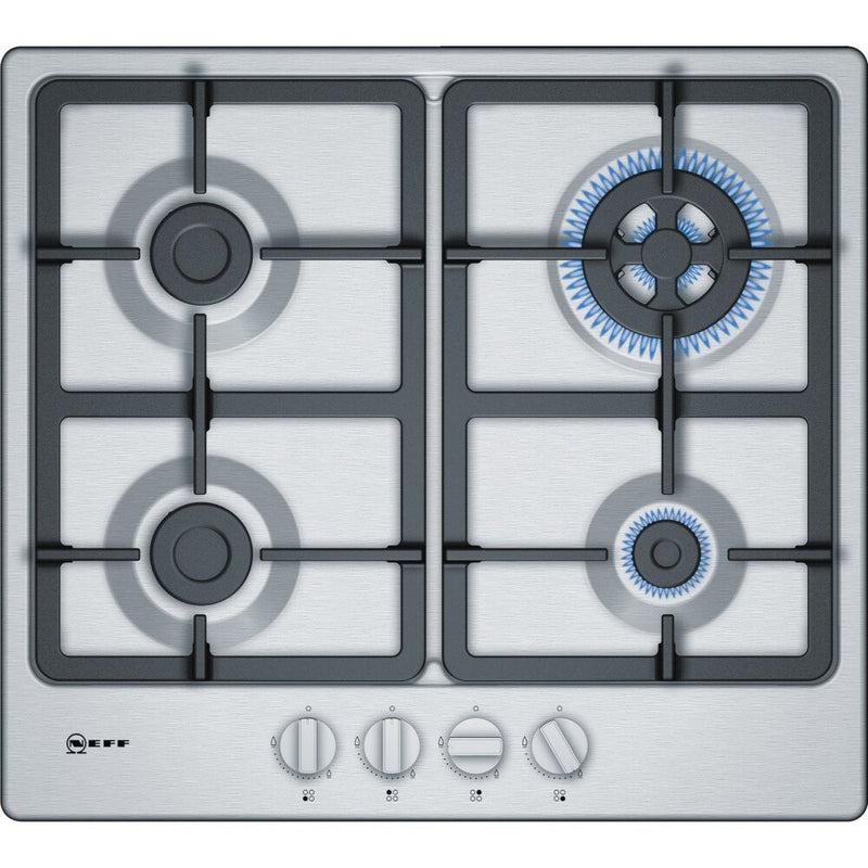 Neff T26BB59N0 - Stainless steel 4 Zone Gas Hob