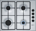 Neff T26BR46N0 - Stainless steel 4 Zone Gas Hob