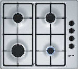 Neff T26BR46N0 - Stainless steel 4 Zone Gas Hob