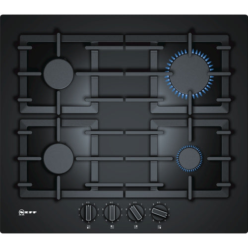 Neff T26CS49S0 - Black 4 Zone Gas Hob