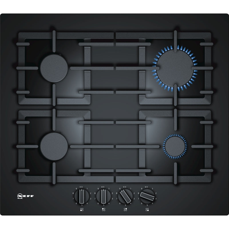 Neff T26CS49S0 - Black 4 Zone Gas Hob