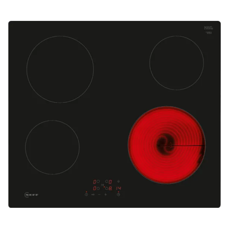 Neff T16NBE1L - Black 4 Zone Ceramic Hob