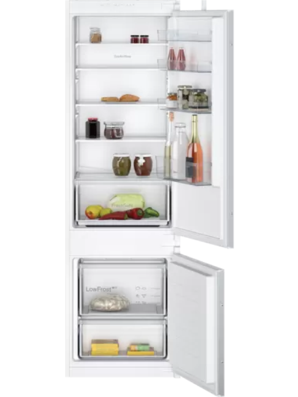 Neff KI5871SE0G - White Integrated 70/30 Low Frost Fridge Freezer