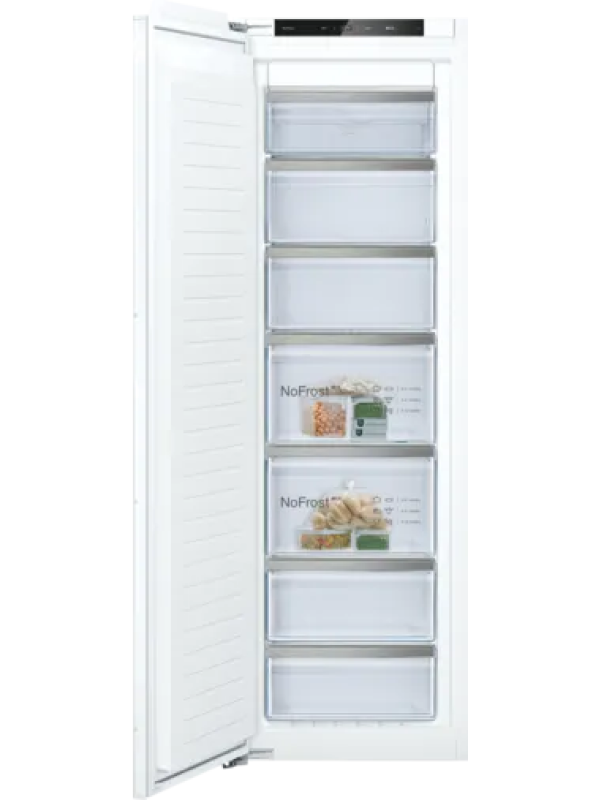 Neff GI7812EE0G - Integrated In Column Frost Free Freezer with Fixed Hinge Door - E rated