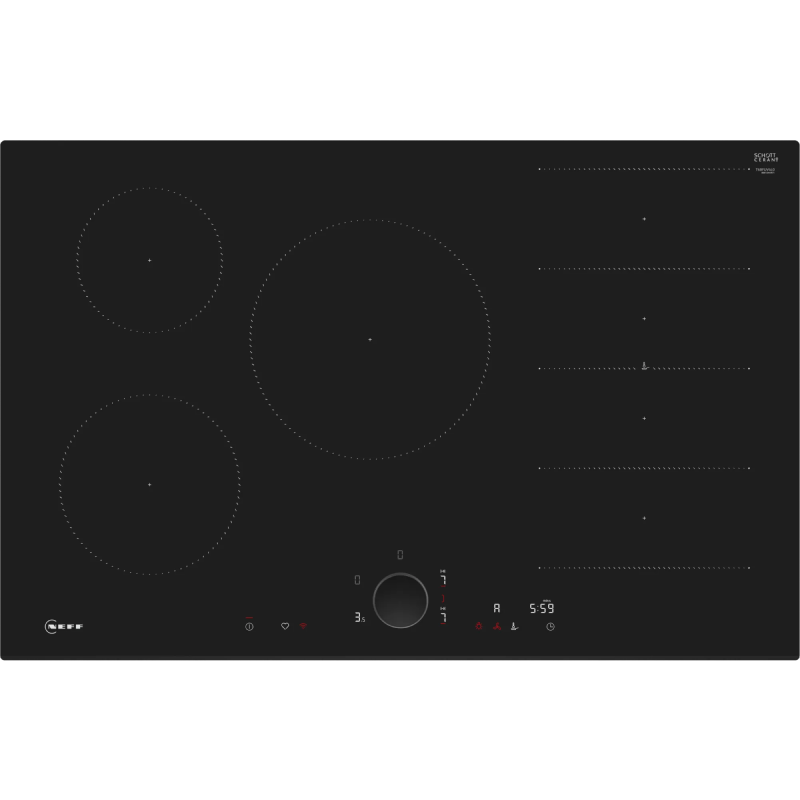 Neff T68FUV4L0 - Black 5 Zone Induction Hob