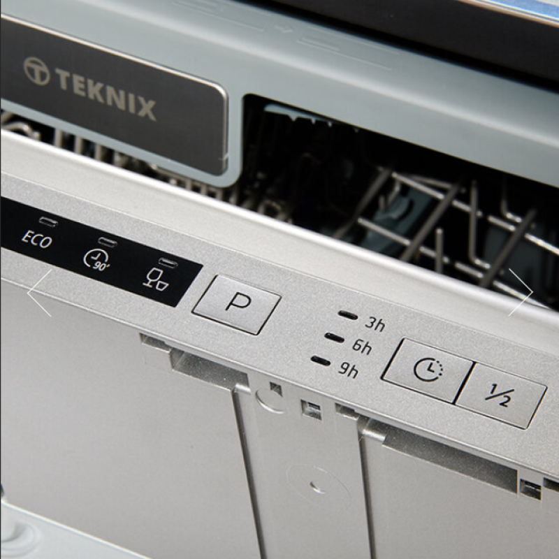 Teknix TBD606 - Grey Integrated Dishwasher - E energy