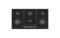 Teknix BITK290GH6B - Black Glass 6 Burner Gas Hob - 90cm