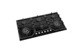 Teknix BITK290GH6B - Black Glass 6 Burner Gas Hob - 90cm