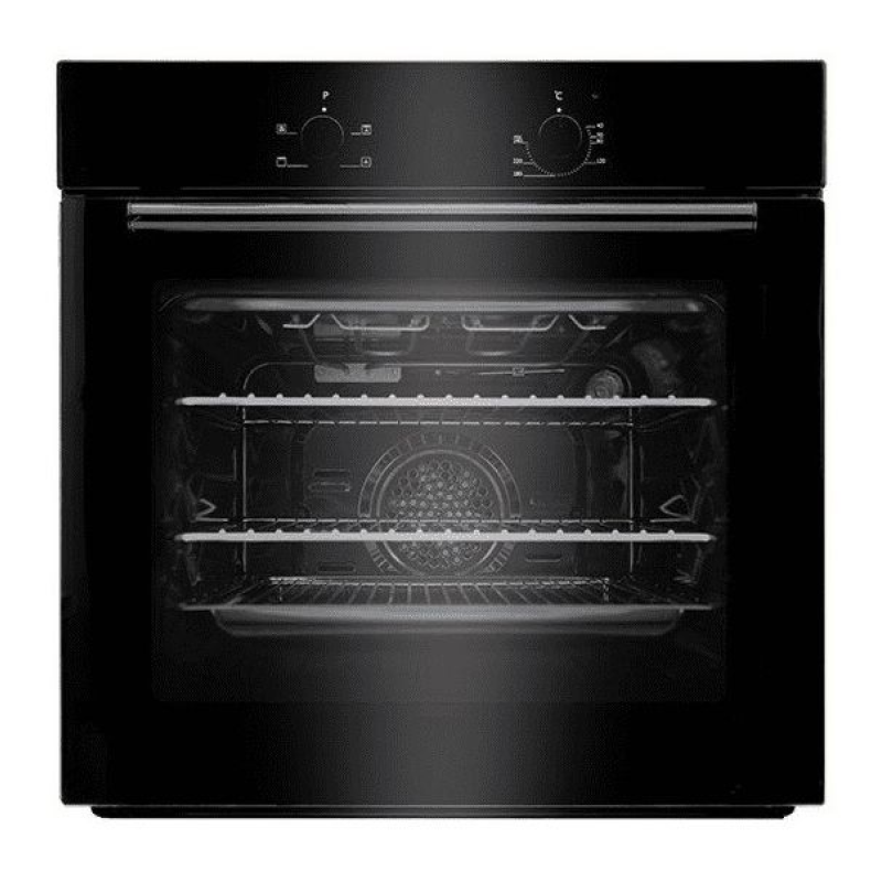 Teknix BITK602ESB - Black Built in Electric Single Oven - Manual cleaning - A energy